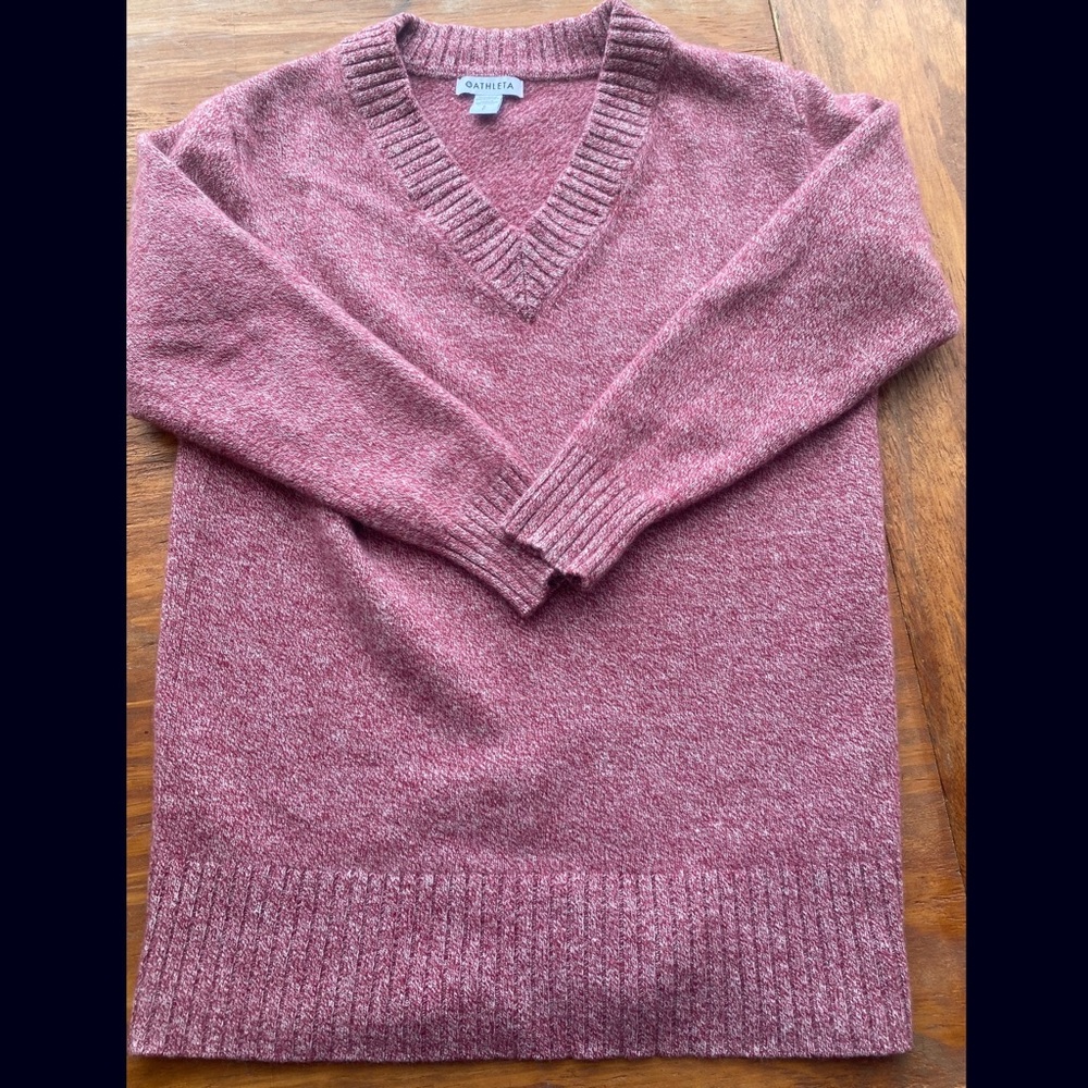 Athleta Wool/Cashmere Vital Vneck Tunic View 3